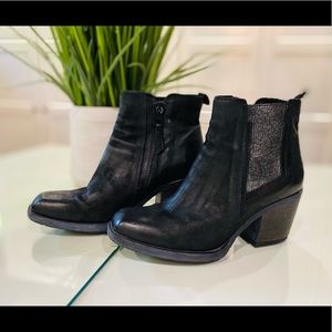 Browns black booties